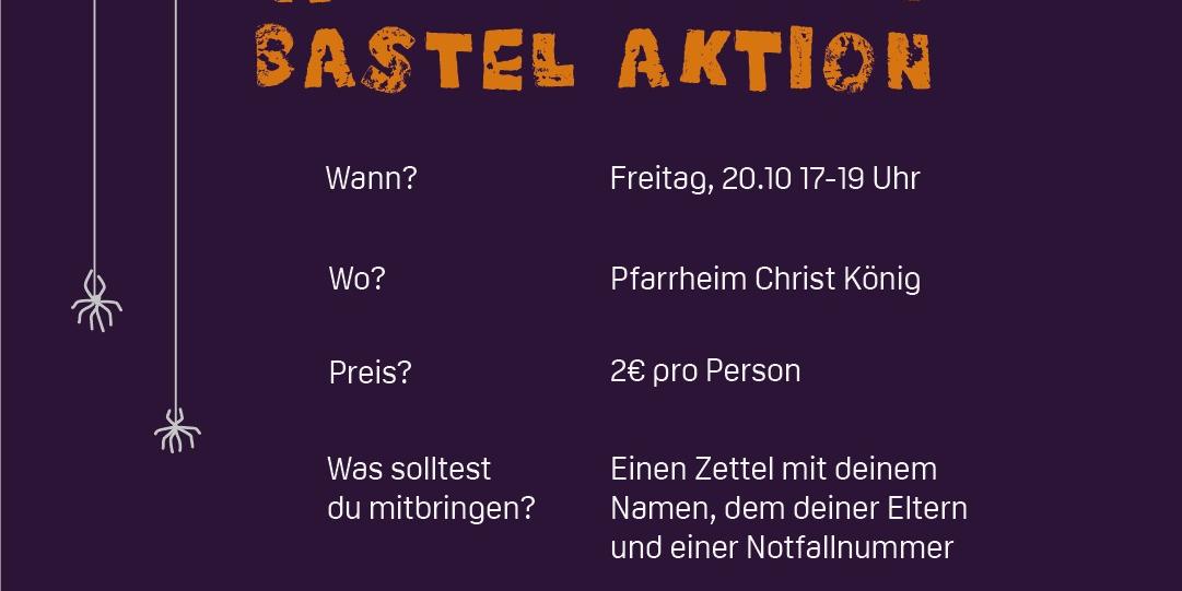 Halloweenbastelaktion